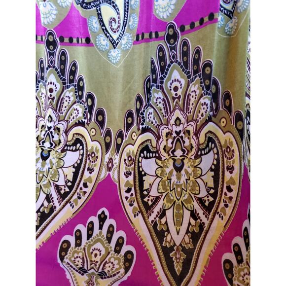 Women's Purple Knee-Length Fit & Flare Paisley Sundress, Size: Medium, New - Picture 5 of 10
